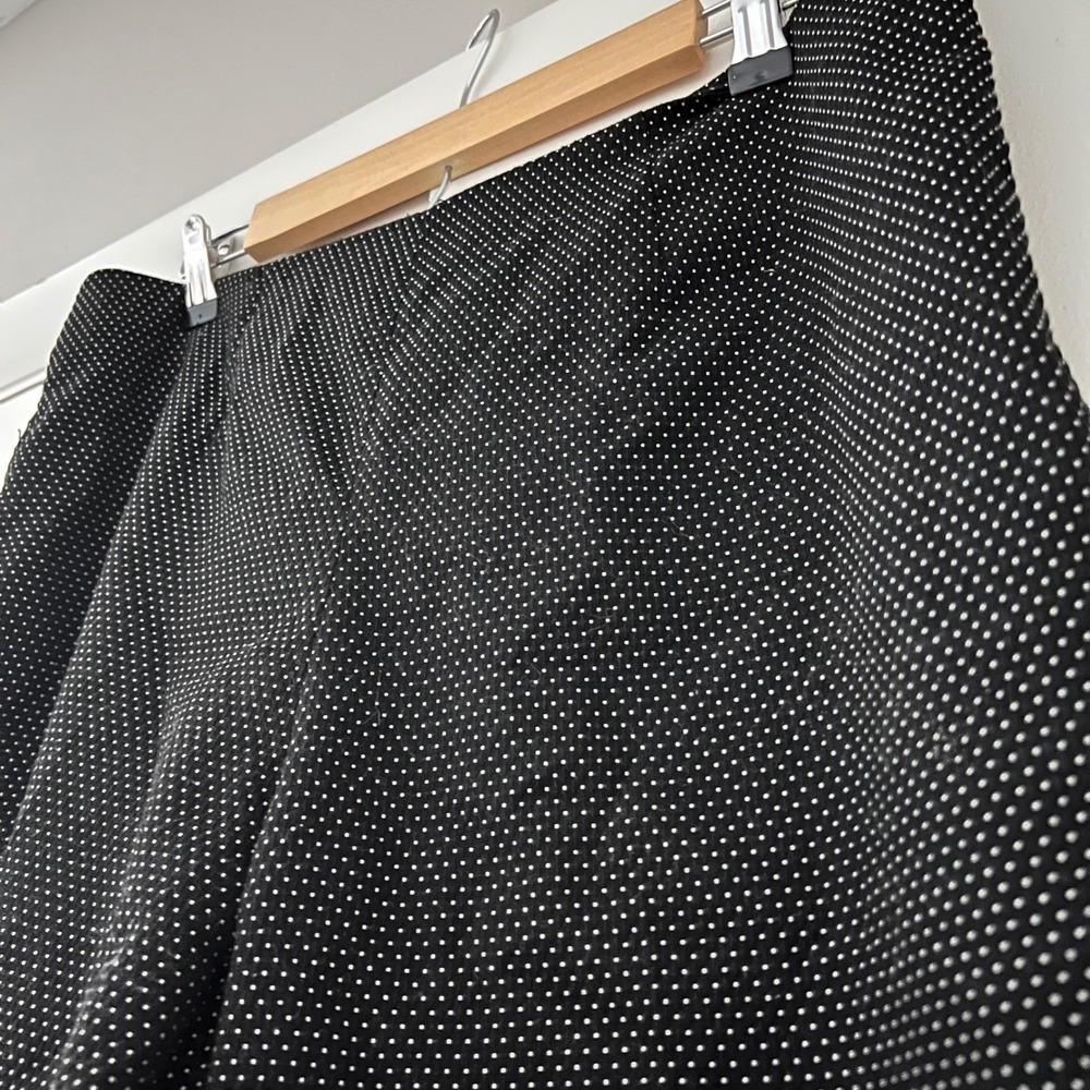 Tommy Hilfiger‎ Women's Black White Polka Dot Straight Leg Pants Size 12 - Picture 3 of 6